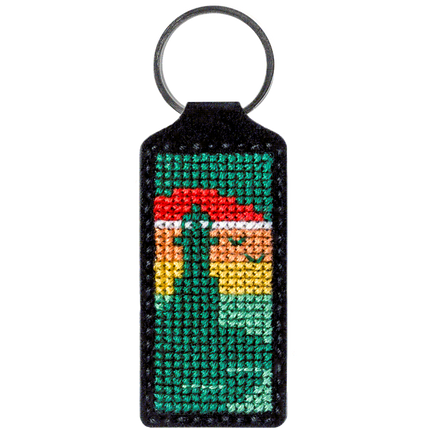 Cross-stitch kit on artificial leather "Lighthouse"