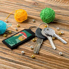 Cross-stitch kit on artificial leather 