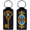 Cross-stitch kit on artificial leather "Key"