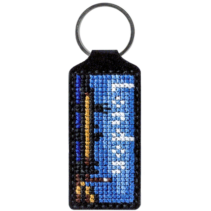 Cross-stitch kit on artificial leather "London"