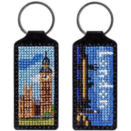Cross-stitch kit on artificial leather "London"
