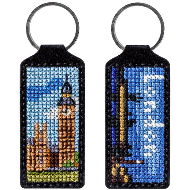 Cross-stitch kit on artificial leather "London"