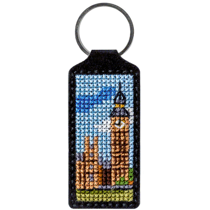 Cross-stitch kit on artificial leather "London"
