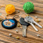Cross-stitch kit on artificial leather 