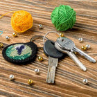 Cross-stitch kit on artificial leather 