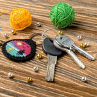 Cross-stitch kit on artificial leather 