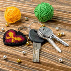 Cross-stitch kit on artificial leather 