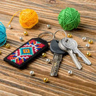 Cross-stitch kit on artificial leather 