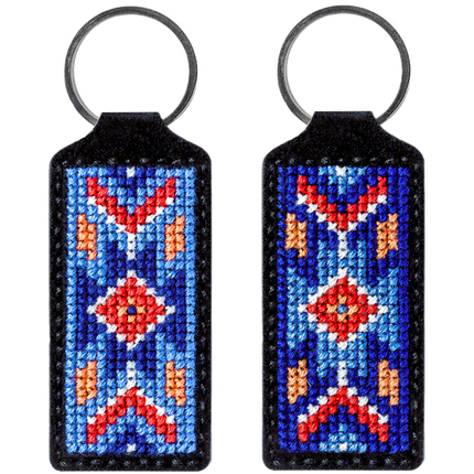 Cross-stitch kit on artificial leather "Ethnic ornament"