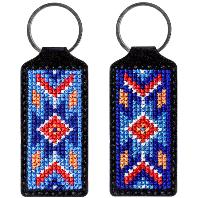 Cross-stitch kit on artificial leather "Ethnic ornament"