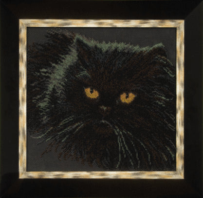 DIY Beadwork kit "Black cat"