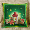 DIY Bead embroidery cushion cover kit "Christmas mood"