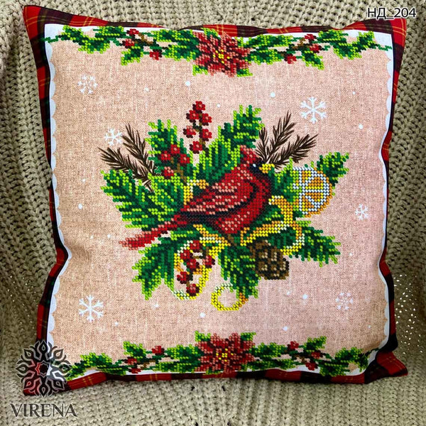 DIY Bead embroidery cushion cover kit 