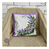 DIY Bead embroidery cushion cover kit "Lilies"