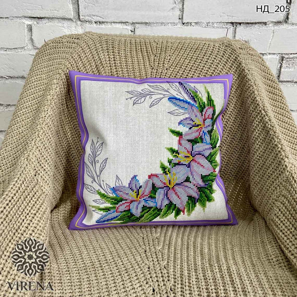 DIY Bead embroidery cushion cover kit 