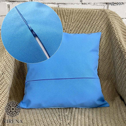 DIY Bead embroidery cushion cover kit "Flower wreath"