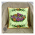 DIY Bead embroidery cushion cover kit "Easter bouquet"
