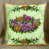 DIY Bead embroidery cushion cover kit "Easter bouquet"