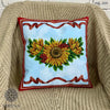 DIY Bead embroidery cushion cover kit "Sunflowers"