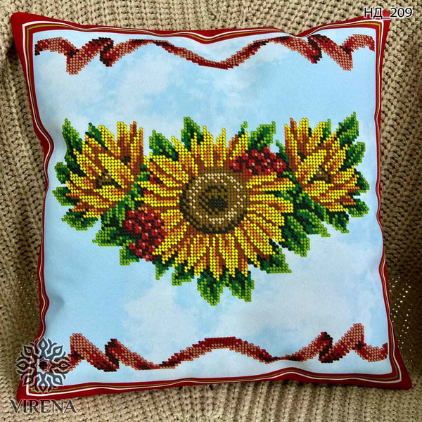 DIY Bead embroidery cushion cover kit 