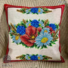 DIY Bead embroidery cushion cover kit "Wildflowers"