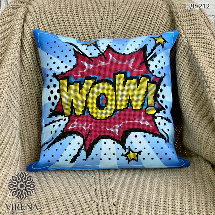 DIY Bead embroidery cushion cover kit "WOW"