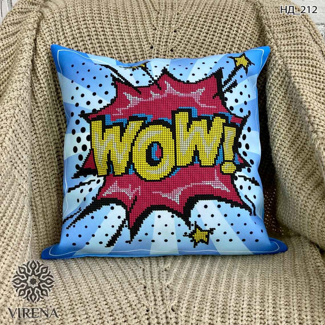 DIY Bead embroidery cushion cover kit "WOW"