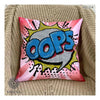 DIY Bead embroidery cushion cover kit "OOPS"