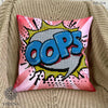 DIY Bead embroidery cushion cover kit "OOPS"