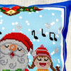 DIY Bead embroidery cushion cover kit "Christmas song"