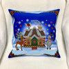 DIY Bead embroidery cushion cover kit "Christmas mood"