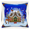 DIY Bead embroidery cushion cover kit "Christmas mood"