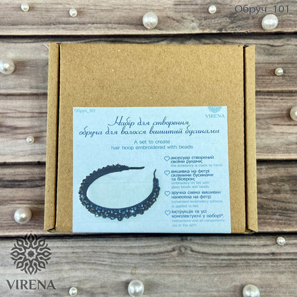 DIY Bead kit "Hair hoop"