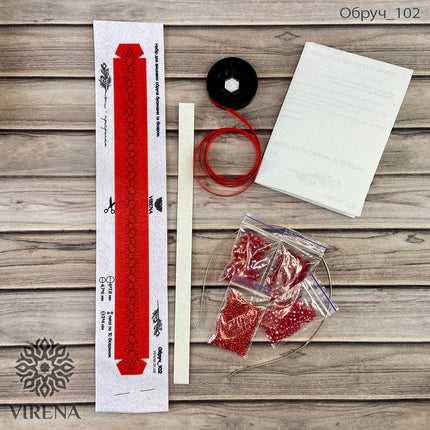 DIY Bead kit "Hair hoop"
