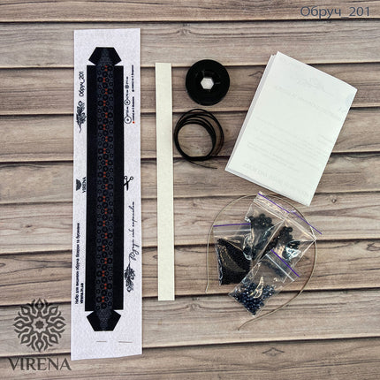 DIY Bead kit "Hair hoop"