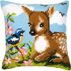 DIY Cross stitch cushion kit "A little deer"