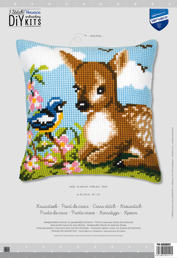 DIY Cross stitch cushion kit 