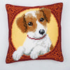 DIY Cross stitch cushion kit "Jack Russell"