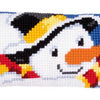 DIY Cross Stitch Cushion Kit "Snowman", Draft stopper kit