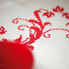 DIY Printed Tablecloth kit "Red decoration"