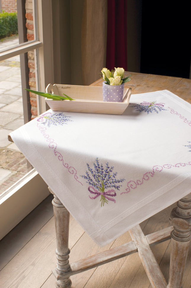 DIY Printed Tablecloth kit "Lavender"