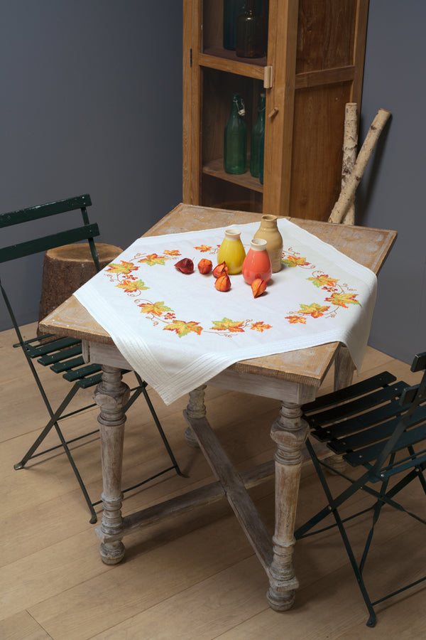 DIY Printed Tablecloth kit "Autumn leaves"