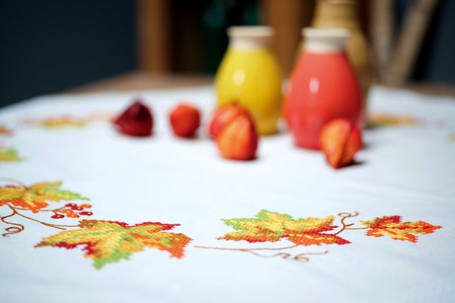 DIY Printed Tablecloth kit "Autumn leaves"
