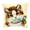 DIY Latch Hook Cushion Kit "Cat"