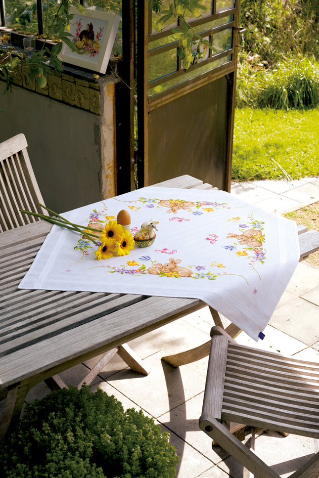 DIY Printed Tablecloth kit "Rabbits"