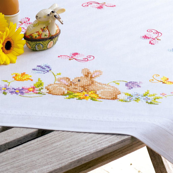 DIY Printed Tablecloth kit "Rabbits"