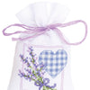 DIY Counted Cross Stitch Kit "Bag kit Lavender twigs with heart"