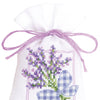 DIY Counted Cross Stitch Kit "Bag kit Lavender twigs and ribbon bow"