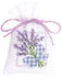 DIY Counted Cross Stitch Kit "Bag kit Lavender twigs and ribbon bow"