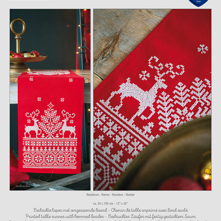 DIY Table Runner kit "Reindeer"